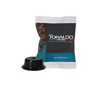 CAFFÈ TORALDO | Compatibile A Modo Mio* | Caffè Selezionato, Tostato e Torrefatto in Italia | Eccellenza del Caffè Napoletano (200 Capsule, Miscela Dek)