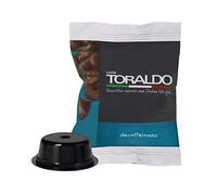 CAFFÈ TORALDO | Compatibile A Modo Mio* | CAPSULE | Caffè Selezionato, Tostato e Torrefatto in Italia | Eccellenza del Caffè Napoletano (Miscela Dek, 100 Unità)