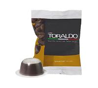 CAFFÈ TORALDO | Compatibile Bialetti* | Caffè Selezionato, Tostato e Torrefatto in Italia | Eccellenza del Caffè Napoletano (100 Capsule, Miscela Gourmet)