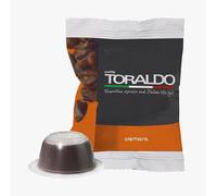 CAFFÈ TORALDO | Compatibile Bialetti* | MISCELA CREMOSA | 100 pz | Caffè Selezionato, Tostato e Torrefatto in Italia | Eccellenza del Caffè Napoletano