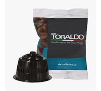 CAFFÈ TORALDO | Compatibile Dolce Gusto* | MISCELA DECAFFEINATA | 100 pz | Caffè Selezionato, Tostato e Torrefatto in Italia | Eccellenza del Caffè Napoletano