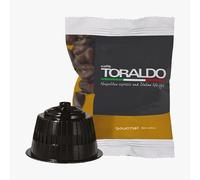 CAFFÈ TORALDO | Compatibile Dolce Gusto* | MISCELA GOURMET | 100 pz | Caffè Selezionato, Tostato e Torrefatto in Italia | Eccellenza del Caffè Napoletano