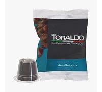 CAFFÈ TORALDO | Compatibile Nespresso* | MISCELA DECAFFEINATA | 100 pz | Caffè Selezionato, Tostato e Torrefatto in Italia | Eccellenza del Caffè Napoletano