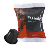 CAFFÈ TORALDO - CREMOSA - Box 100 CAPSULE COMPATIBILI NESPRESSO da 5.5g