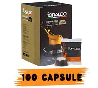 Toraldo - 100 Capsule Bialetti Toraldo Miscela Cremosa Anche Per Macchine Con Sensore Alluminio (leggi Descrizione Per Compatibilita')