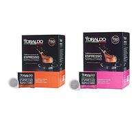 Caffè Toraldo Miscela Cremosa 150 Cialde / 1050 G & Napoletano Miscela Classica 150 Cialde