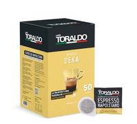 Cialde Caffè TORALDO Miscela ESPRESSO DECAFFEINATA LINEA DEK Filtro 44 MM DECA