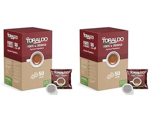 Caffè Toraldo - MISCELA FORTE & CREMOSO - Box 50 CIALDE ESE44 da 7.2g (Confezione da 2)