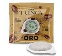 Caffè Trinca 320 Cialde Compostabili ESE 44mm, Miscela Oro, Caffè Torrefatto Macinato, 4 Scatole da 80 Cialde