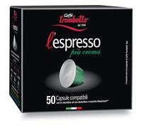 Caffè Trombetta l Espresso Capsule Compatibili Nespresso Più Crema 50 Capsule