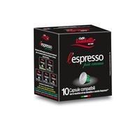 Caffè Trombetta L'Espresso, Capsule Compatibili Nespresso, Più Crema - 10 Capsule