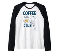 Caffè Tutto il giorno Colazione Moka Pot Maglia con Maniche Raglan