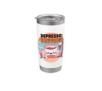 Caffè umorismo caffeina tossicodipendente caffè divertente Bicchiere termico in acciaio inox doppia parete