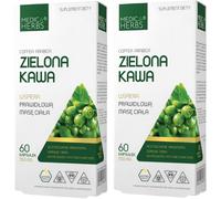 Caffè verde estratto 550mg - 120 capsule - 50% CGA integratore - Medica Herbs
