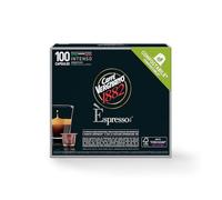 Caffè Vergnano 1882 - 100 Capsule Caffè Compostabili e Compatibili con Nespresso, Intenso - Pack da 100 capsule