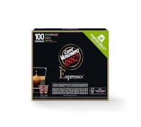 Caffè Vergnano 1882 - 100 Capsule Caffè Compostabili e Compatibili con Nespresso, Oro - Pack da 100 capsule