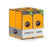 Caffè Vergnano 1882 - 128 pz Capsule Caffè Compatibili Lavazza A Modo Mio Compostabili, Napoli (4 confezioni da 32 capsule)