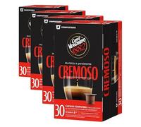 Caffè Vergnano 1882-30 Capsule Caffè Compostabili e Compatibili con Nespresso, Cremoso - Pack da 30 Capsule (Confezione da 4)