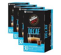 Caffè Vergnano 1882-30 Capsule Caffè Compostabili e Compatibili con Nespresso, Decaffeinato - Pack da 30 Capsule (Confezione da 4)