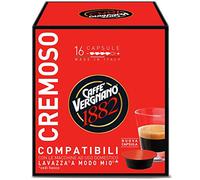 Caffè Vergnano 1882 Capsule Caffè Compatibili con Lavazza A Modo Mio, Cremoso - 8 confezioni da 16 capsule (totale 128)