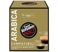Caffè Vergnano 1882 Capsule Caffè Compatibili Lavazza A Modo Mio, Arabica - 8 confezioni da 16 capsule (totale 128)