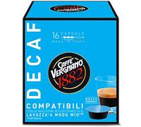 Caffè Vergnano 1882 Capsule Caffè Compatibili Lavazza A Modo Mio, Decaffeinato - 8 confezioni da 16 capsule (totale 128)