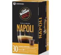 Caffè Vergnano 1882 - Capsule Compatibili Nespresso, Napoli | 1 Confezione da 30 Capsule