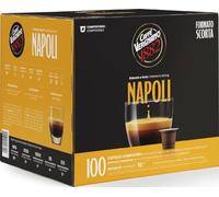 Caffè Vergnano 1882 - 100 Capsule Caffè Compostabili e Compatibili con Nespresso, Napoli - Pack da 100 capsule