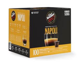 Caffè Vergnano 1882 - Capsule Compatibili Nespresso, Napoli | Pack da 100 Capsule