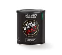 Caffè Vergnano 1882 Lattina Caffè Macinato 100% Arabica, Per Moka, Confezione da 250 gr, 1 pezzo