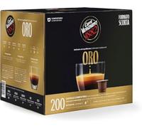 Caffè VERGNANO 1882 Miscela ORO, 200 Capsule Compostabili Compatibili con Nespresso, 100% Arabica, 4 Confezioni da 50 -DD-