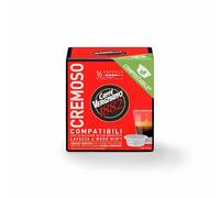 Caffè Vergnano Cremoso - 128 Capsule Compostabili (8 Confezioni da 16) - Compatibili con le macchine Lavazza* A Modo Mio*