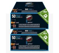 Caffè Vergnano Decaffeinato - 100 Capsule Compostabili - Compatibili con Nespresso