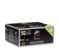 Caffe Vergnano Intenso Espresso Capsule | Compatibili con macchine Nespresso Original Line | Compostabili | Tostatura media | 50 pezzi | Importate dall'Italia