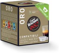 Caffè VERGNANO Miscela ORO Capsule Compostabili Compatibili Lavazza A Modo Mio
