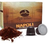 Caffè Vulcanus, 200 Capsule Compatibili con Nespresso, Miscela Napoli, Caffè Forte e Cremoso