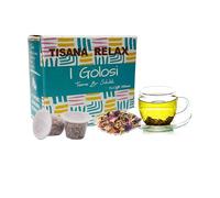 Caffè Vulcanus, 40 capsule di tisana rilassante RELAX - Capsule compatibili con Nespresso