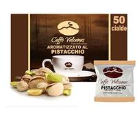 Caffè Vulcanus - 50 cialde compostabili ESE44 - Caffè aromatizzato (Pistacchio, Confezione da 50 cialde)