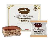 Caffè Vulcanus - 50 cialde compostabili ESE44 - Caffè aromatizzato (Tiramisù, Confezione da 50 cialde)