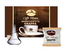 Caffè Vulcanus - 50 cialde di caffè aromatizzato alla grappa - Cialde compostabili ESE44