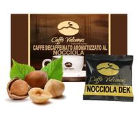 Caffè Vulcanus - 50 cialde ESE 44 mm - Miscela Dek aromatizzato alla nocciola