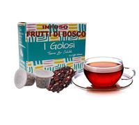 Caffè Vulcanus, 80 capsule di tisana al MIRTILLO e FRUTTI MISTI, Capsule compatibili con le macchine ad uso domestico Nespresso®*