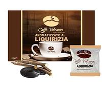 Caffè Vulcanus - Caffè aromatizzato alla liquirizia - 50 cialde in carta filtro compostabili ESE44