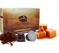 Caffè Vulcanus - Caffè aromatizzato - Capsule compatibili con le macchine Nespresso* (Caramello, 50 Capsule)