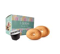Caffè Vulcanus - Capsule compatibili con macchine Nescafe Dolce Gusto (100 capsule, Biscotto)