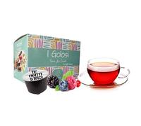 Caffè Vulcanus - Capsule compatibili con macchine Nescafe Dolce Gusto (50 capsule, Tè frutti di bosco)