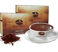 Caffè Vulcanus - Cioccolata calda in 12 gusti - bustine da 30 gr. Non contiene glutine, no OGM e senza grassi idrogenati (24 bustine)