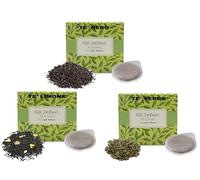 Caffè Vulcanus Gli Infusi, Mix di Tè in Cialde, Tè Nero, Tè Verde, Tè Nero al Limone, 60 Cialde in Carta Filtro ESE 44, Confezione da 6 Buste Sigillate