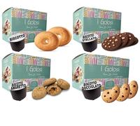 Caffè Vulcanus - MIX 60 capsule ai seguenti gusti di biscotto: Biscotto, Amaretto, Gocciolato, Stellato - Capsule compatibili con Nescafe Dolce Gusto