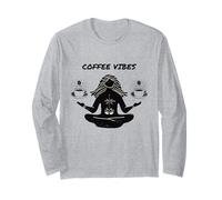 caffè & Yoga,Namaste,Cafe Lovers,Lounge Vibes,Regali di caffè Maglia a Manica